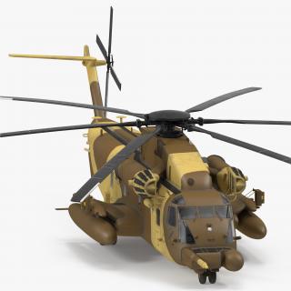 3D Combat Helicopter Sikorsky MH-53 Pave Low