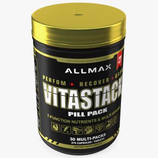 Allmax Nutrition Vitastack Multivitamin 3D model