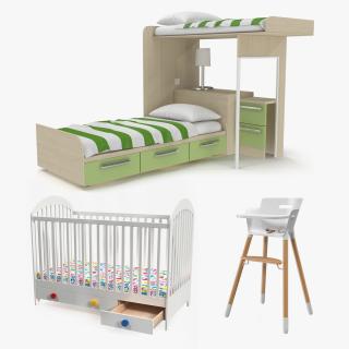 3D model Childrens Furniture Collection