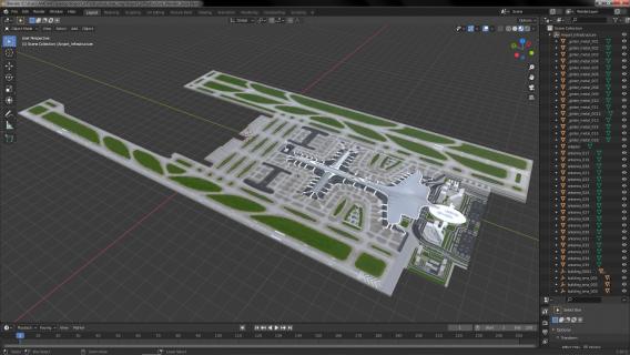 Airport Infrastructure 2 3D model