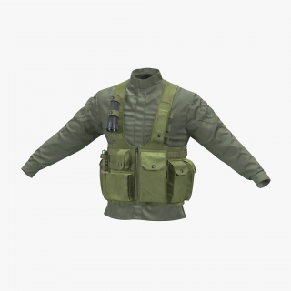 3D model Military Jacket