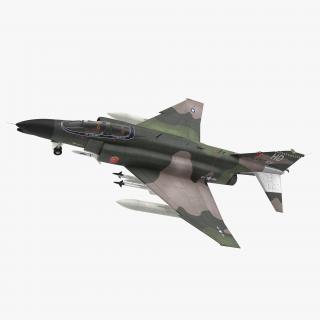 McDonnell Douglas F-4 Phantom II Rigged 3D model