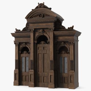 3D Confessional Booth model