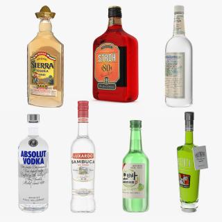 Alcoholic Drinks Collection 5 3D model