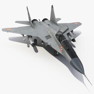 3D model MiG 29K Fulcrum D Indian Navy with Armament Rigged