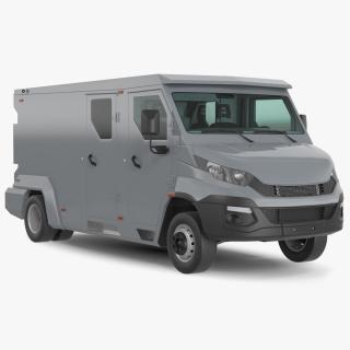 3D Armored Cash Transport Car 2 model