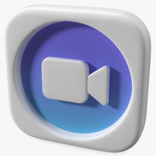 3D iPhone iOS Clips Icon