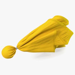 3D model Football Officials Yellow Ball