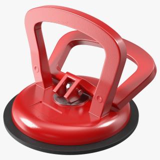 3D Mechanical Suction Cup Red