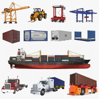 Equipment for Containers Collection 2 3D