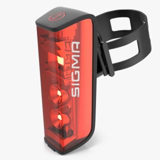 3D Sigma Blaze USB Bike Rear Light Turned On