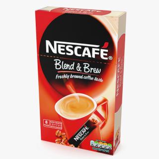 3D Nescafe Blend and Brew Box