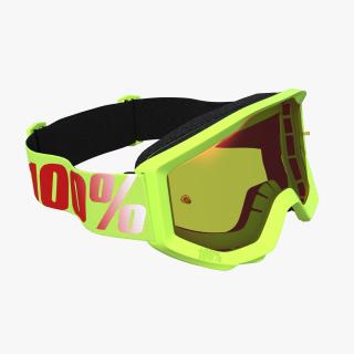 3D model 100 Strata Goggles Yellow