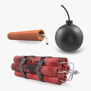 3D Bombs Collection 2 model