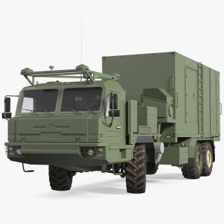 Command Vehicle 50K6 Vityaz Rigged 3D model