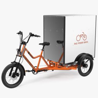 3D Rad Power Bike RadBurro with Cargo Box model