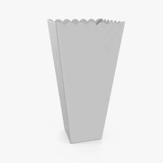 3D Empty Paper Popcorn Cup Generic