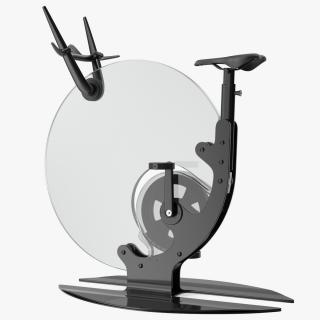 Futuristic Unicycle Exercise Bike Ciclotte Rigged 3D model