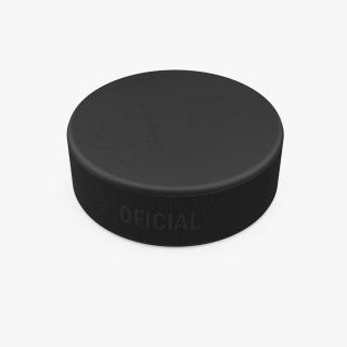 3D Classic Ice Hockey Puck model