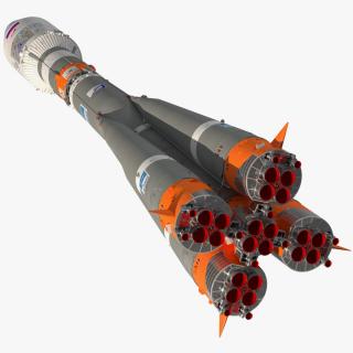 3D model Soyuz 2 Orbital Launch Vehicle