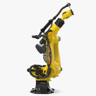 3D Ultra Robotic Arm Yellow Rigged