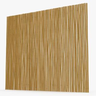 3D Decorative Bamboo Fence model