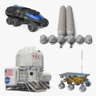 Mars Colony 3D Models Collection 3 3D model