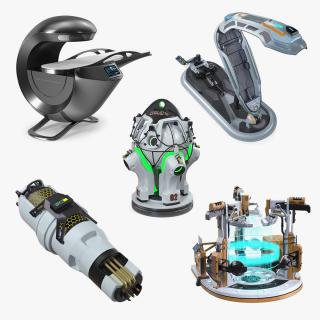 Sci Fi Devices Collection 2 3D