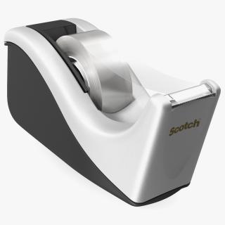 Scotch C60ST Desk Tape Dispenser Transparent 3D model