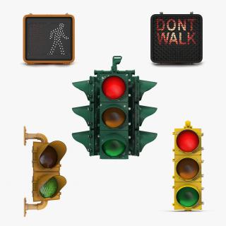 Stop Lights Collection 3 3D model