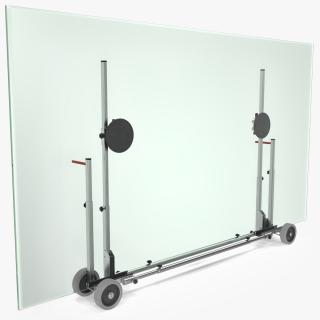 Glass Panel Transport Trolley 3D model