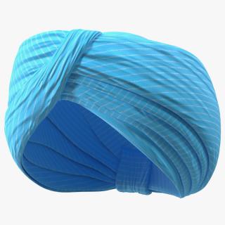 3D Turban Blue