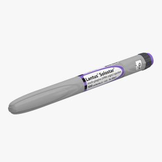 3D Insulin Syringe Pen Closed