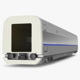 High Speed Bullet Train Wagon 3D model