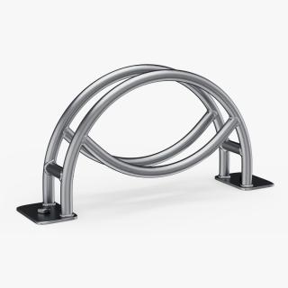 Single Cycle Stand Metal 3D model