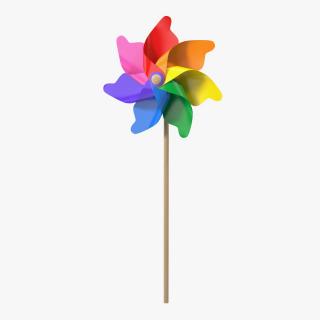 3D Pinwheel Rainbow