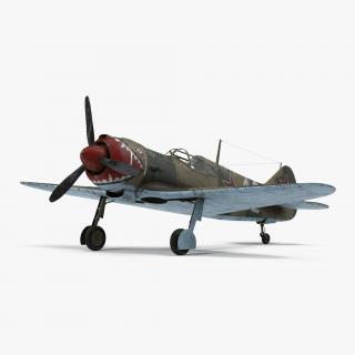 3D La-5 WWII Soviet Fighter Aircraft model