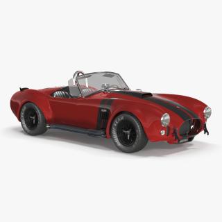 3D Shelby Cobra 1965 Red