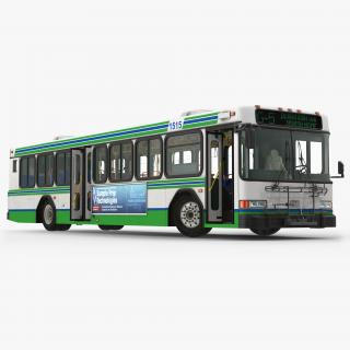 Gillig Low Floor Advantage Bus Rigged 3D