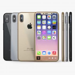 Iphone 8 Concept Collection 3D