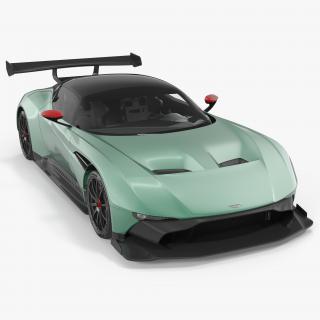 3D model Aston Martin Vulcan 2016 Simple Interior