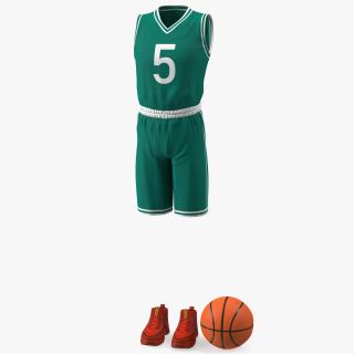 3D model Basketball Uniform 2