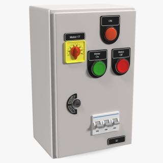 Industrial Control Panel 3D model