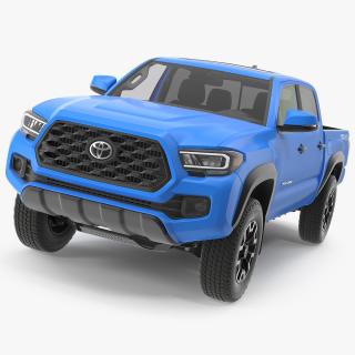 3D Toyota Tacoma TRD Off Road Voodoo Blue 2021 model