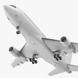 Lockheed L1011 TriStar Rigged 3D model