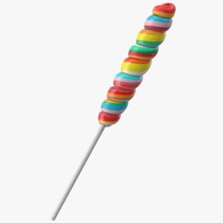 3D Twisty Hard Lollipop Candy