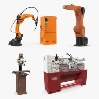 3D Factory Equipment 3D Models Collection model