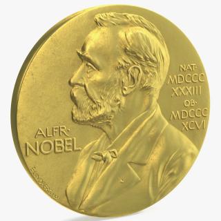 Nobel Medal in Physiology or Medicine 3D