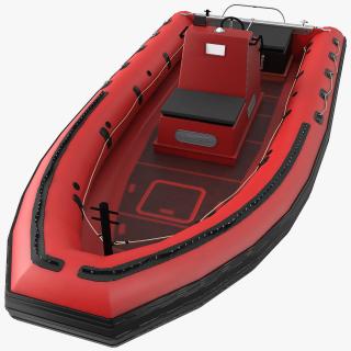 Inflatable Rescue Boat 3D