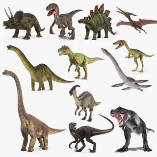 Dinosaurs Collection 8 3D